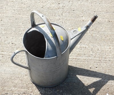 Lot 1598a - A galvanised watering can