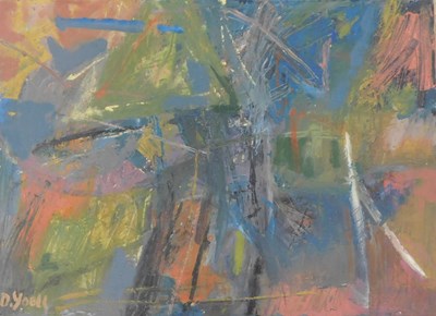 Lot 340 - David Dave Yoell (1950-2025). Abstract, oil on...