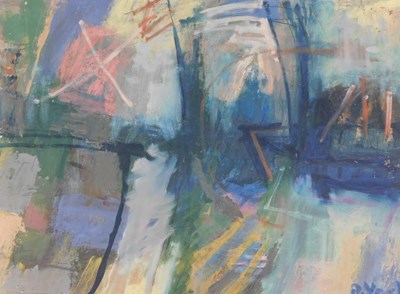 Lot 341 - David Dave Yoell (1950-2025). Abstract, oil on...