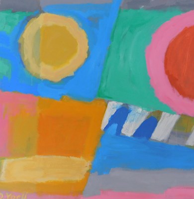 Lot 342 - David Dave Yoell (1950-2025). Abstract, oil on...