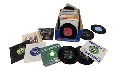 Lot 207a - A quantity of Beatles and other 45rpm singles,...