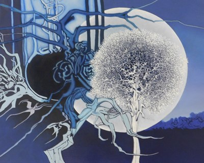 Lot 491 - John Lincoln (b.1944). While dreaming in blue...