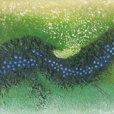 Lot 493 - John Lincoln (b.1944). Seed dispersal, acrylic...