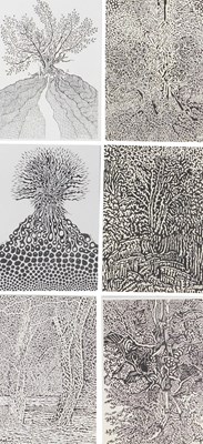 Lot 501 - John Lincoln (b.1944). Metamorphic tree, fibre...