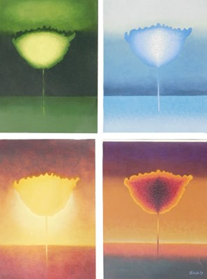 Lot 503 - John Lincoln (b.1944). Sun tree in the fens -...