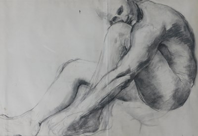 Lot 275 - 20thC British School. Figure study, drawing,...