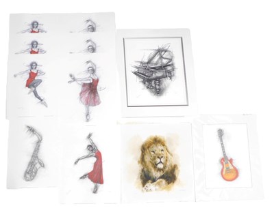 Lot 411 - Penny Warden (20thC). Various artist signed...