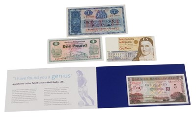 Lot 106 - Assorted banknotes, mint and uncirculated,...