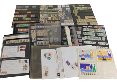 Lot 147 - Stamps.- c.80 loose album pages, mixed world,...