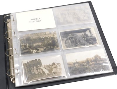 Lot 182 - An album of early 20thC black and white...
