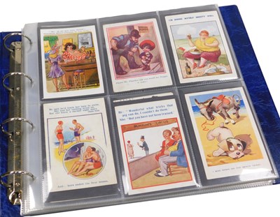 Lot 191 - An album of Victorian and later humorous and...
