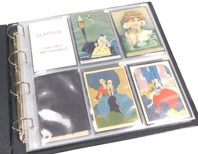 Lot 195 - An album of early 20thC Continental Art...