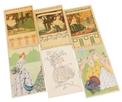 Lot 196 - Three early 20thC Wiener Werkstatte glamour...
