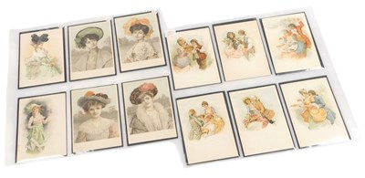 Lot 199 - A set of six early 20thC German glamour...