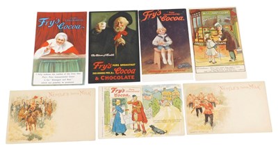 Lot 211 - Seven early 20thC chocolate advertising...