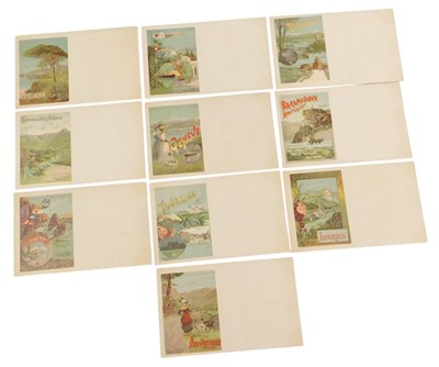 Lot 212 - Ten early 20thC French illustrative tourist...