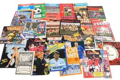 Lot 228 - English Football League football programmes,...