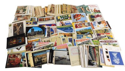 Lot 235 - Assorted modern postcards, including trams,...