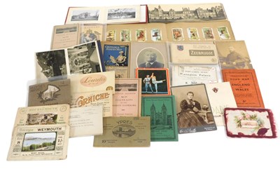 Lot 243 - Early 20thC vintage tourist postcards, in...