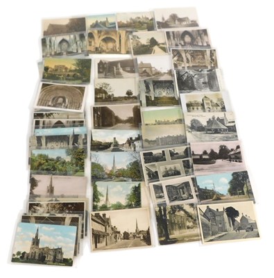 Lot 250 - Edwardian and later postcards of...