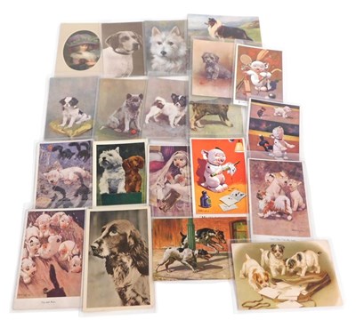 Lot 266 - Edwardian and later postcards, including cars,...