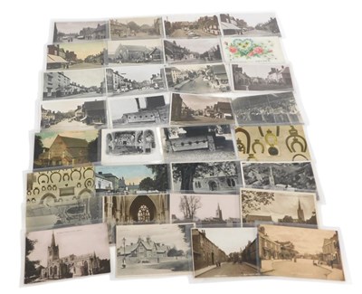 Lot 281 - A group of Rutland related postcards,...