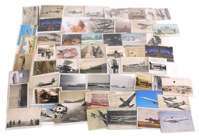 Lot 311 - A group of postcards of 20thC aeroplanes,...