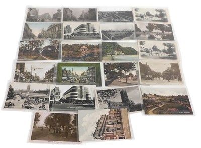 Lot 282 - A group of Yorkshire related postcards, towns...