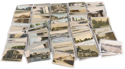 Lot 284 - A group of English topographical postcards,...
