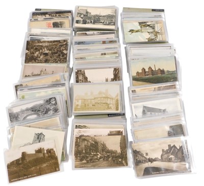 Lot 285 - A group of topographical postcards, counties...
