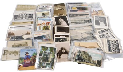 Lot 294 - Assorted postcards, including football teams,...