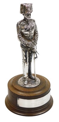 Lot 5 - An Elizabeth II silver filled figure of An...