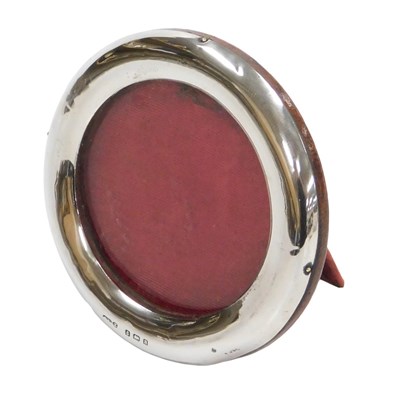 Lot 108 - A Victorian silver backed circular strut...