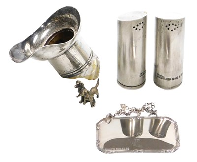Lot 114 - A pair of Elizabeth II silver pepperettes,...