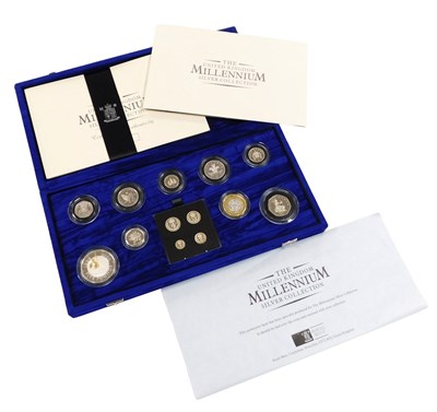 Lot 300 - A Royal Mint United Kingdom Millennium Silver...