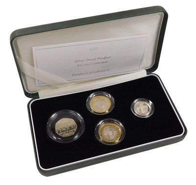 Lot 328 - A Royal Mint Silver Proof Piedfort 4-Coin...