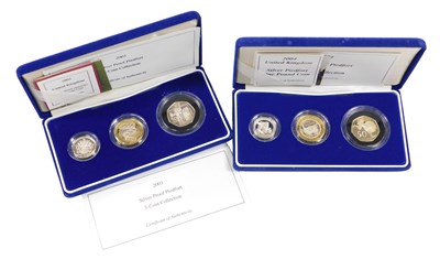 Lot 330 - A Royal Mint Silver Proof Piedfort 3-Coin...