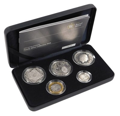 Lot 332 - A Royal Mint United Kingdom Family Silver...