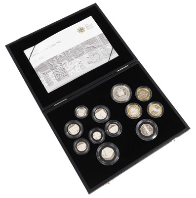 Lot 350 - A Royal Mint The 2009 Silver Proof Coin Set,...
