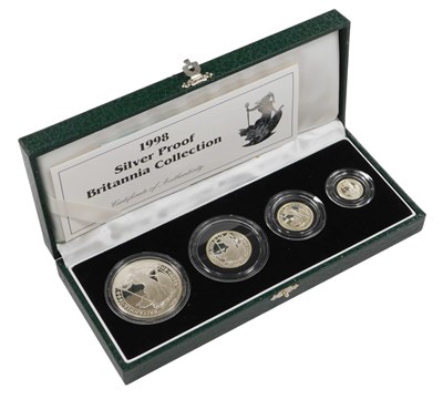 Lot 362 - A Royal Mint 1998 Silver Proof Britannia...