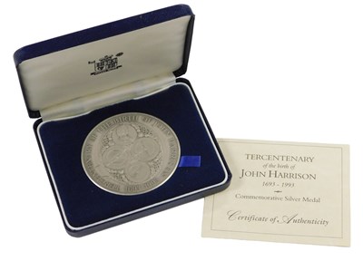 Lot 380 - A Royal Mint Silver Commemorative Medal, for...