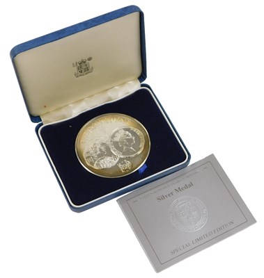 Lot 386 - A Royal Mint Silver Medal, 1100 Years in...