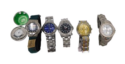 Lot 187 - A group of gentlemens chronograph wristwatches...