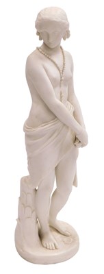 Lot 27 - A late 19thC Parian figure, modelled as The...
