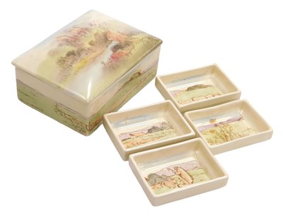 Lot 29 - An early 20thC Royal Doulton pottery smoker's...