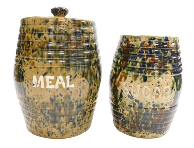 Lot 40 - A Rosslyn Kirkcaldy pottery storage jar, of...