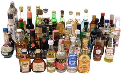 Lot 64 - Assorted miniature liqueurs, including Cyprus...