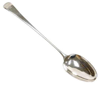 Lot 309 - A George III Old English pattern basting spoon,...