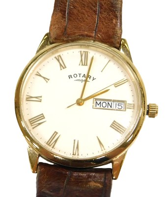 Lot 214 - A Rotary Windsor gentleman's gold plated...