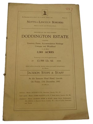 Lot 22 - An auction catalogue for Portions of the...